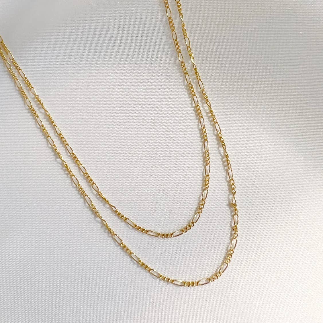 18" Figaro Layering Chain Necklace