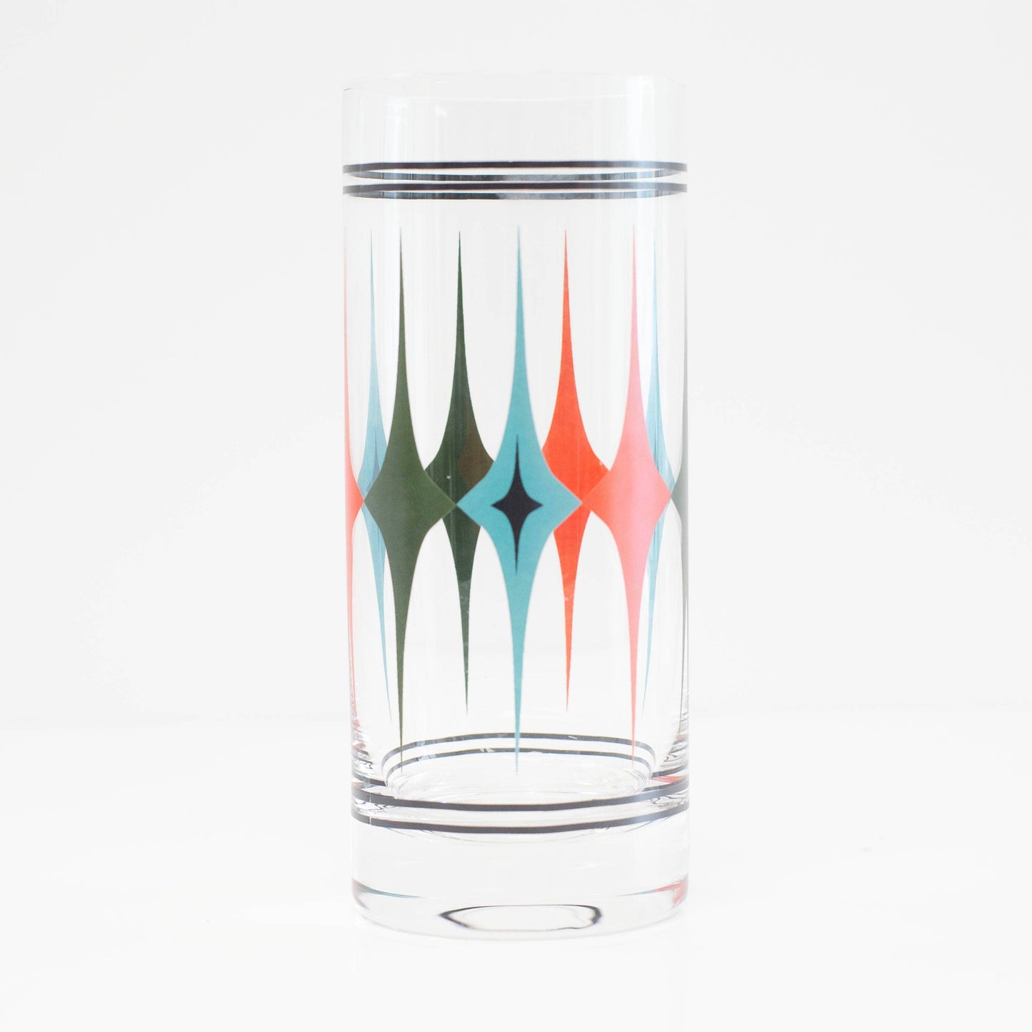 Starlight Diamond Rows Highball Glass (Set of 4)