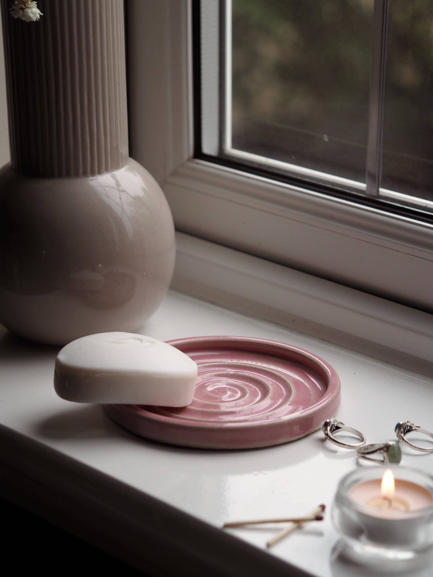 Candy Pink Floss Soap Dish