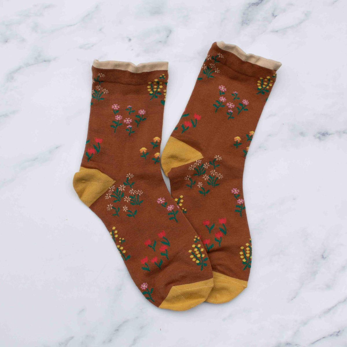 Floral Casual Socks