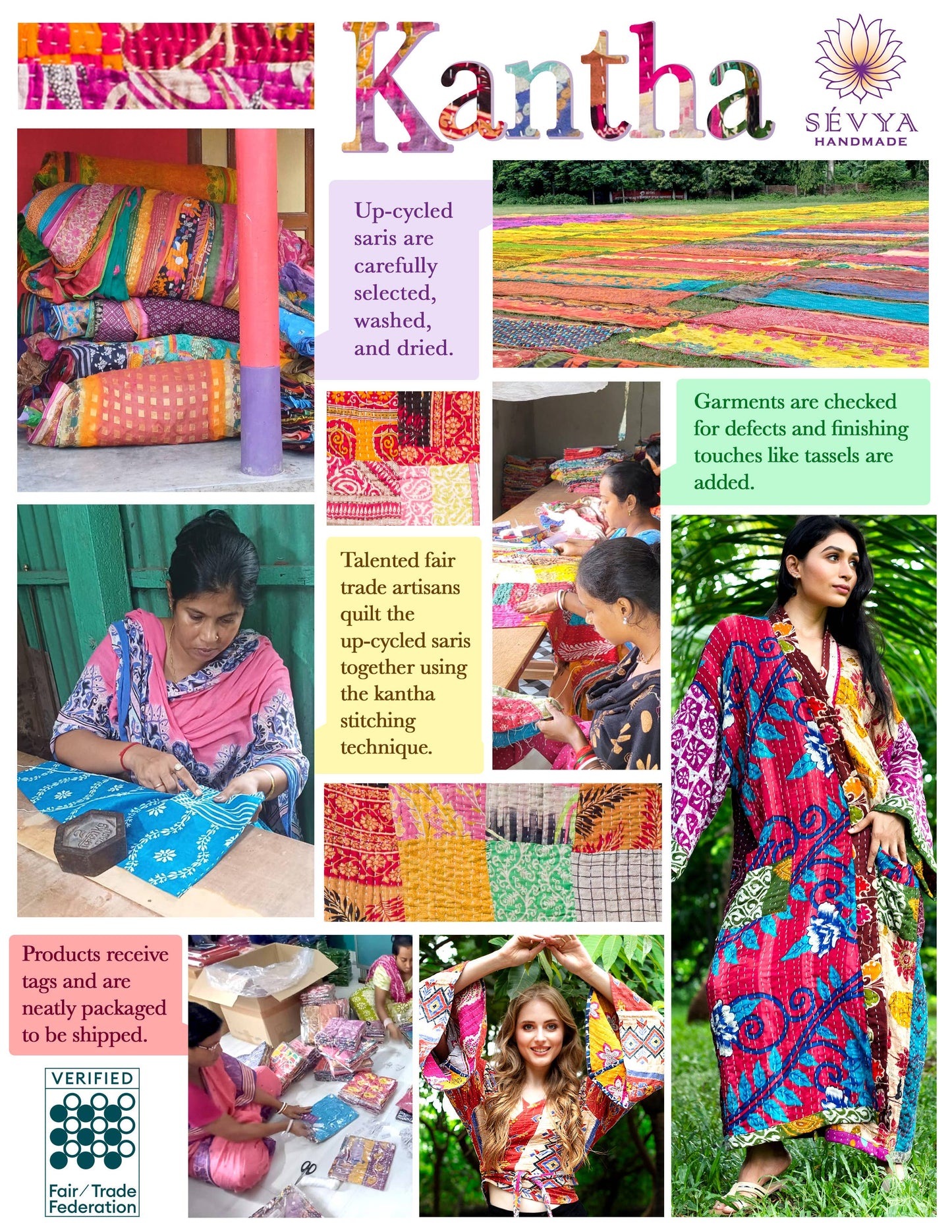 Fair Trade Kantha Napkins