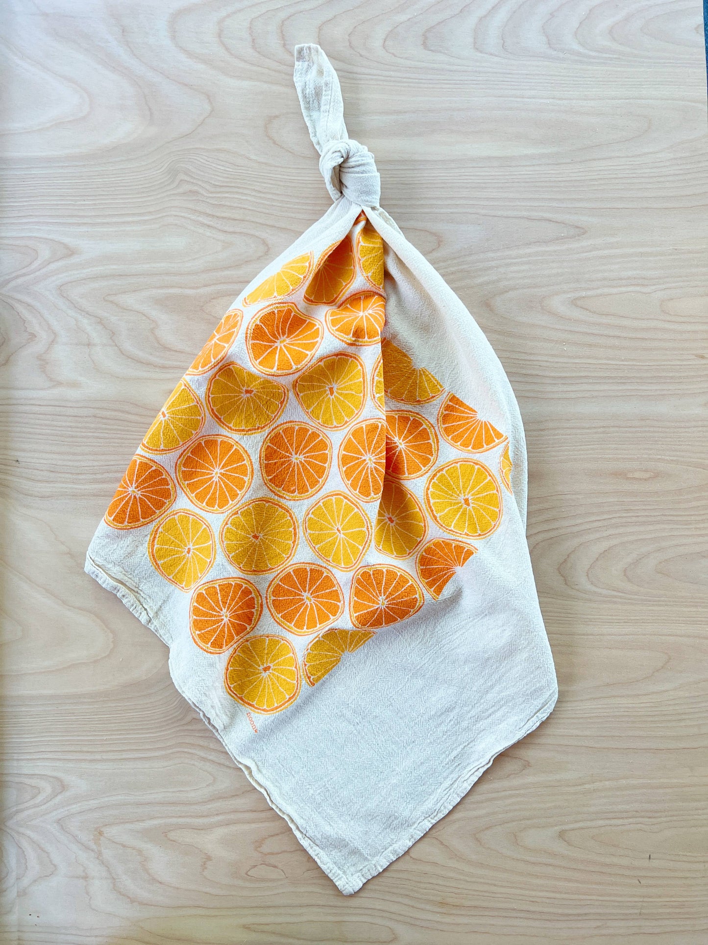 Oranges Tea Towel