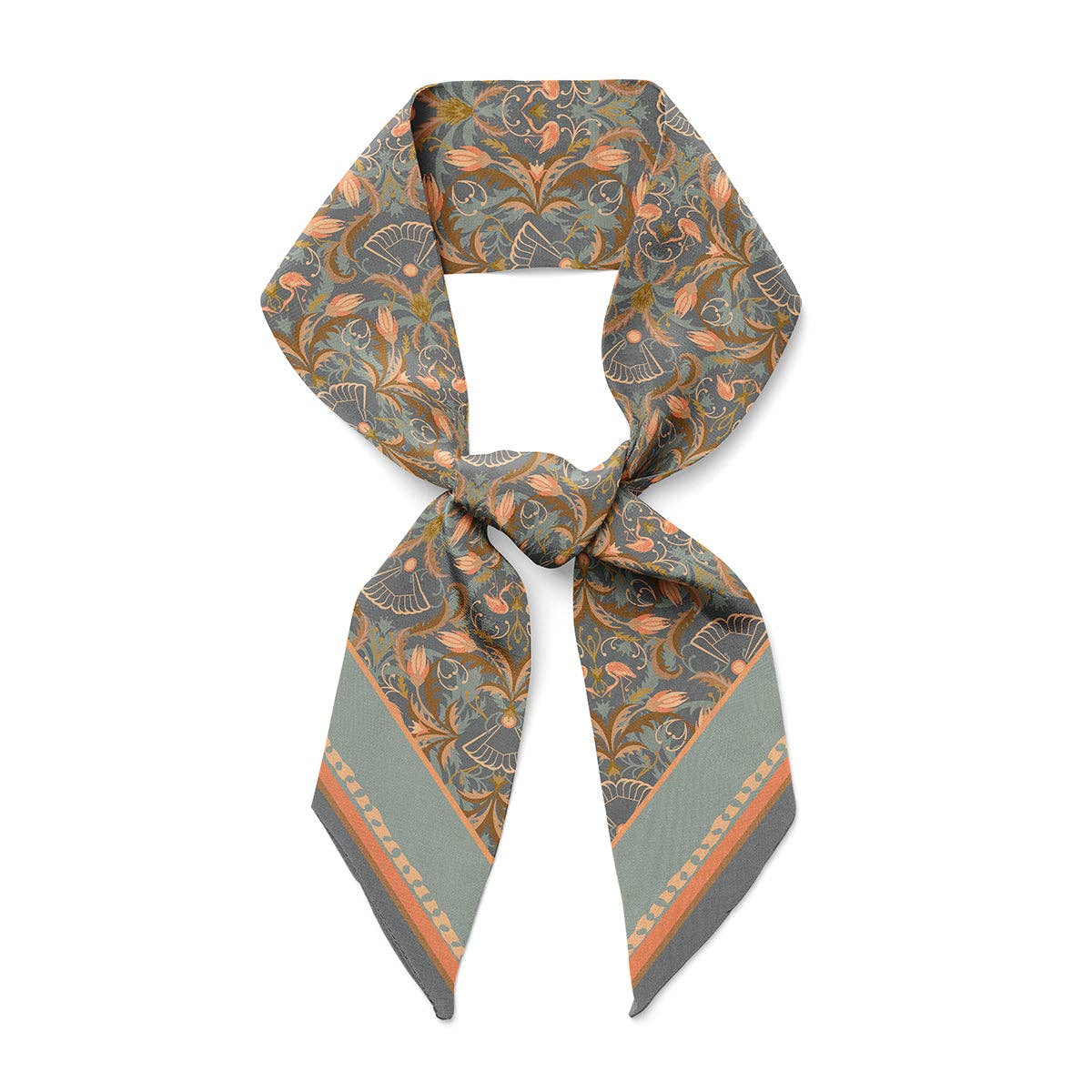 Apricot Silk Scarf