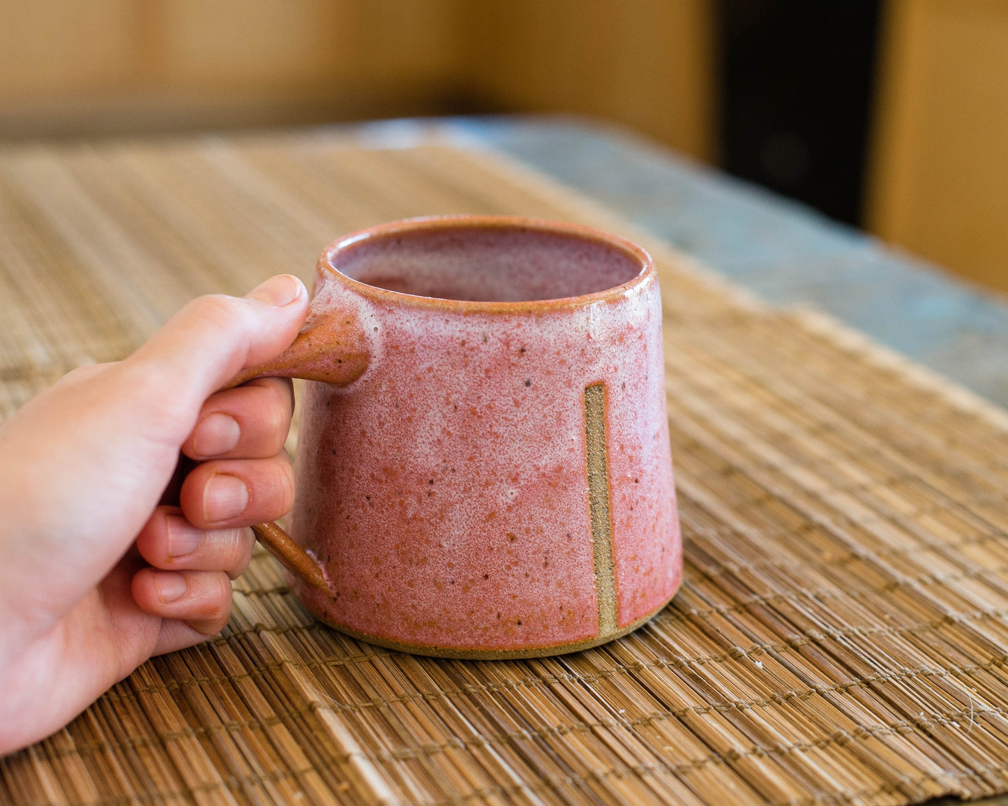 Glossy Pink Mug