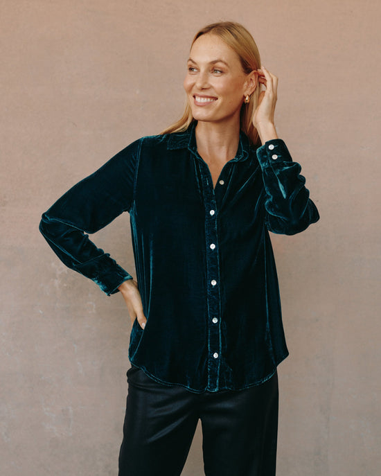 Long Sleeve Classic Shirt - Harbor Teal