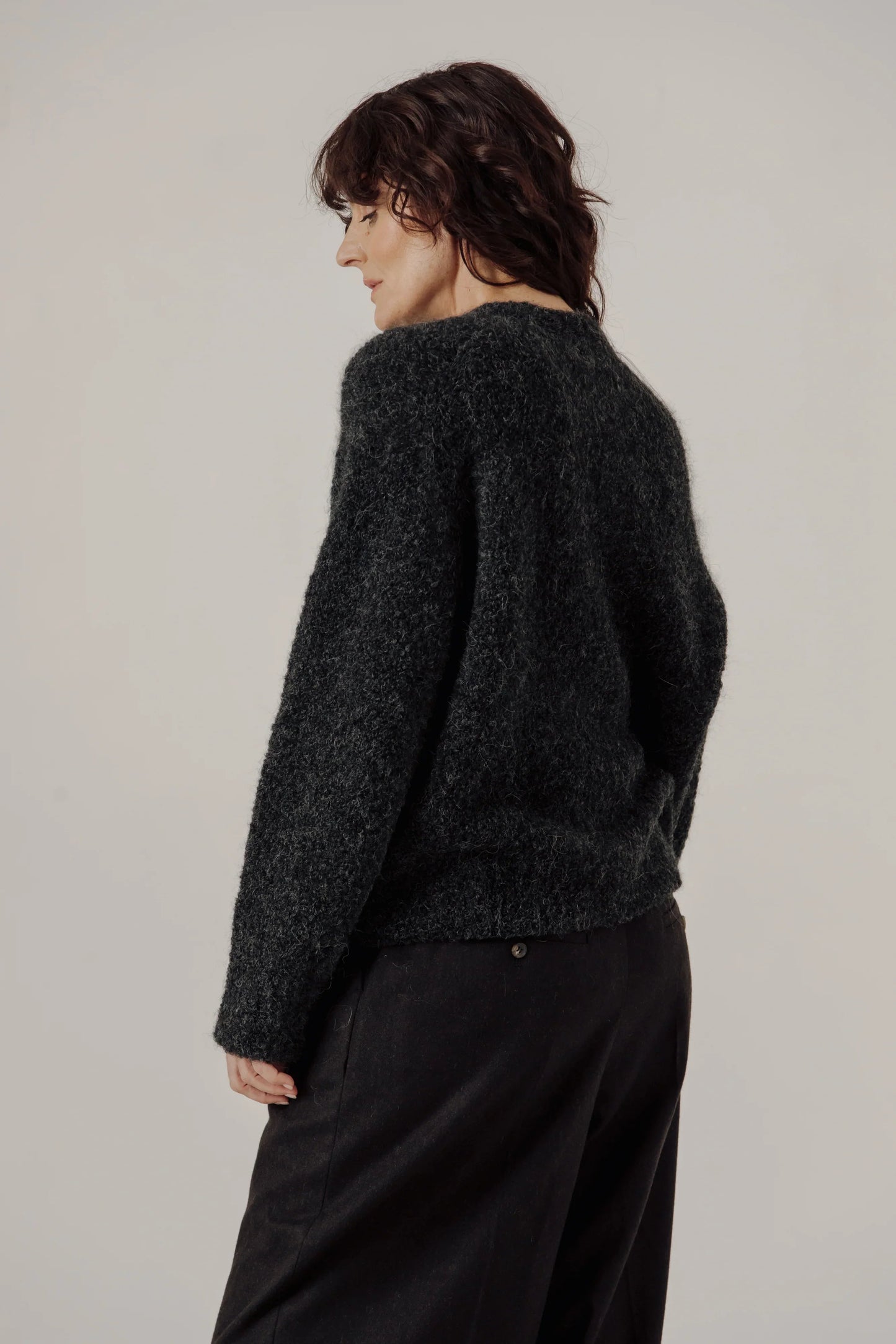 Basalt Colette Boucle Crewneck Sweater