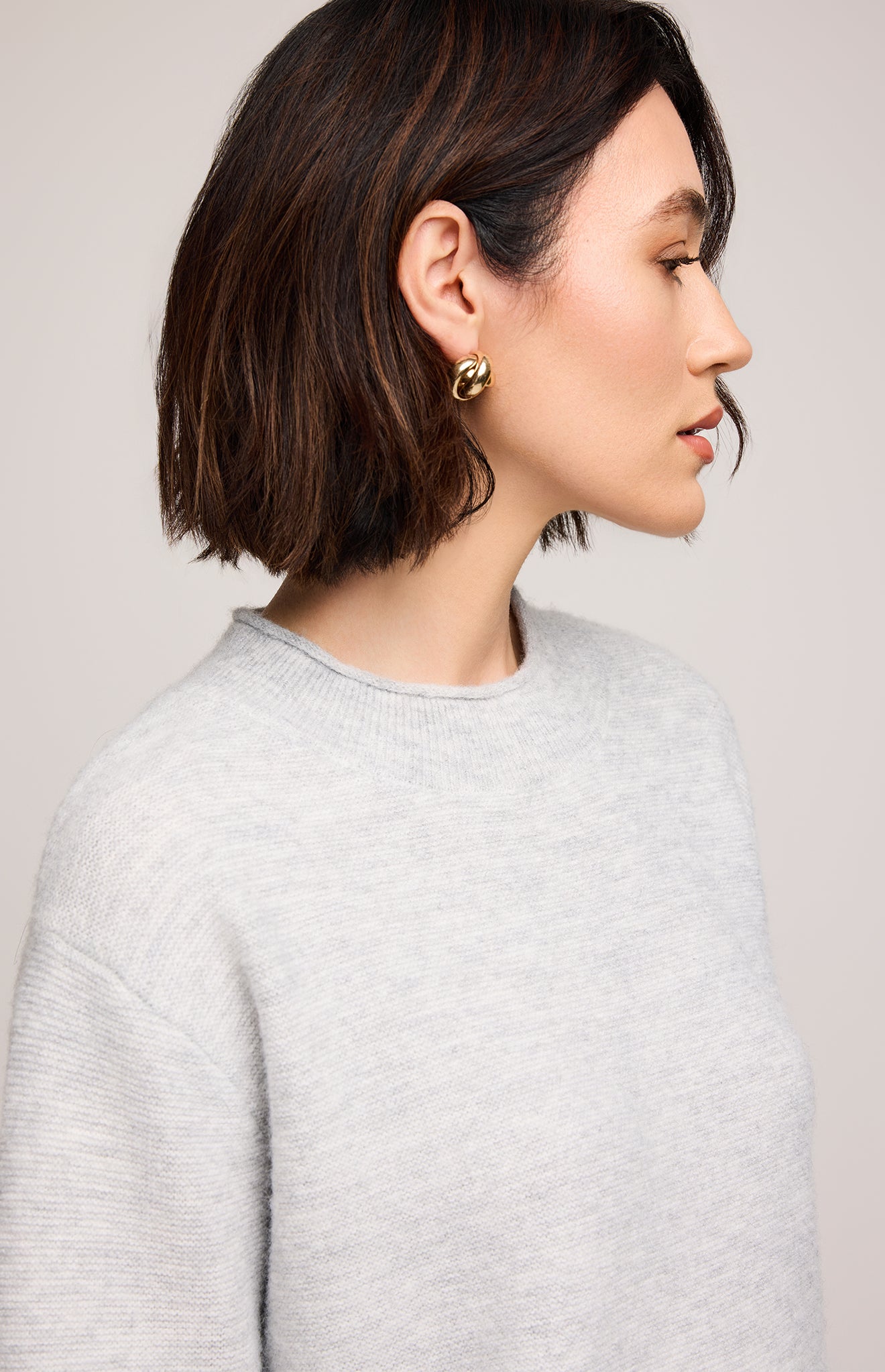 Wanda Heather Gray Pullover Sweater