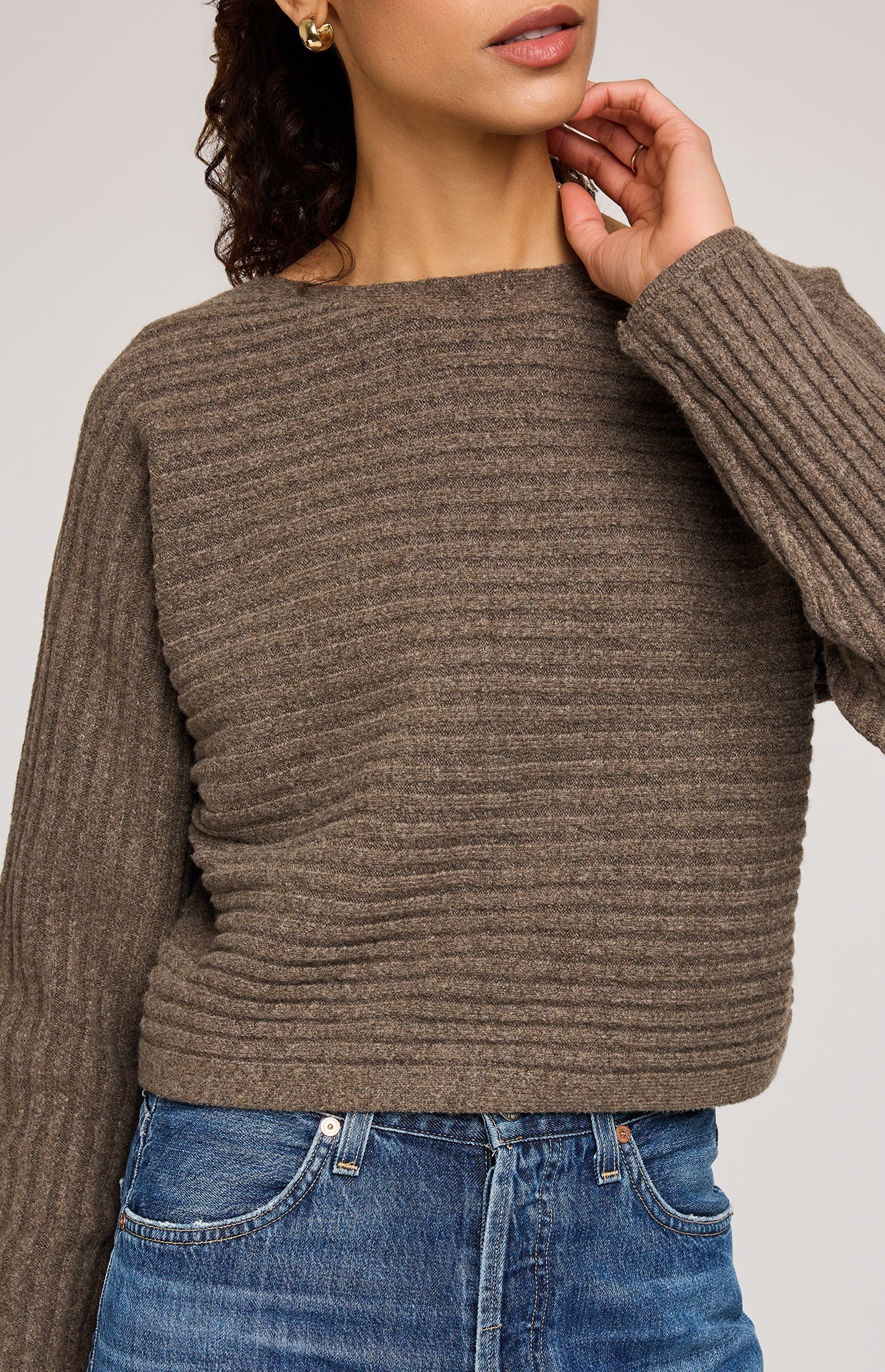 Niko Pullover Sweater - Heather Umber