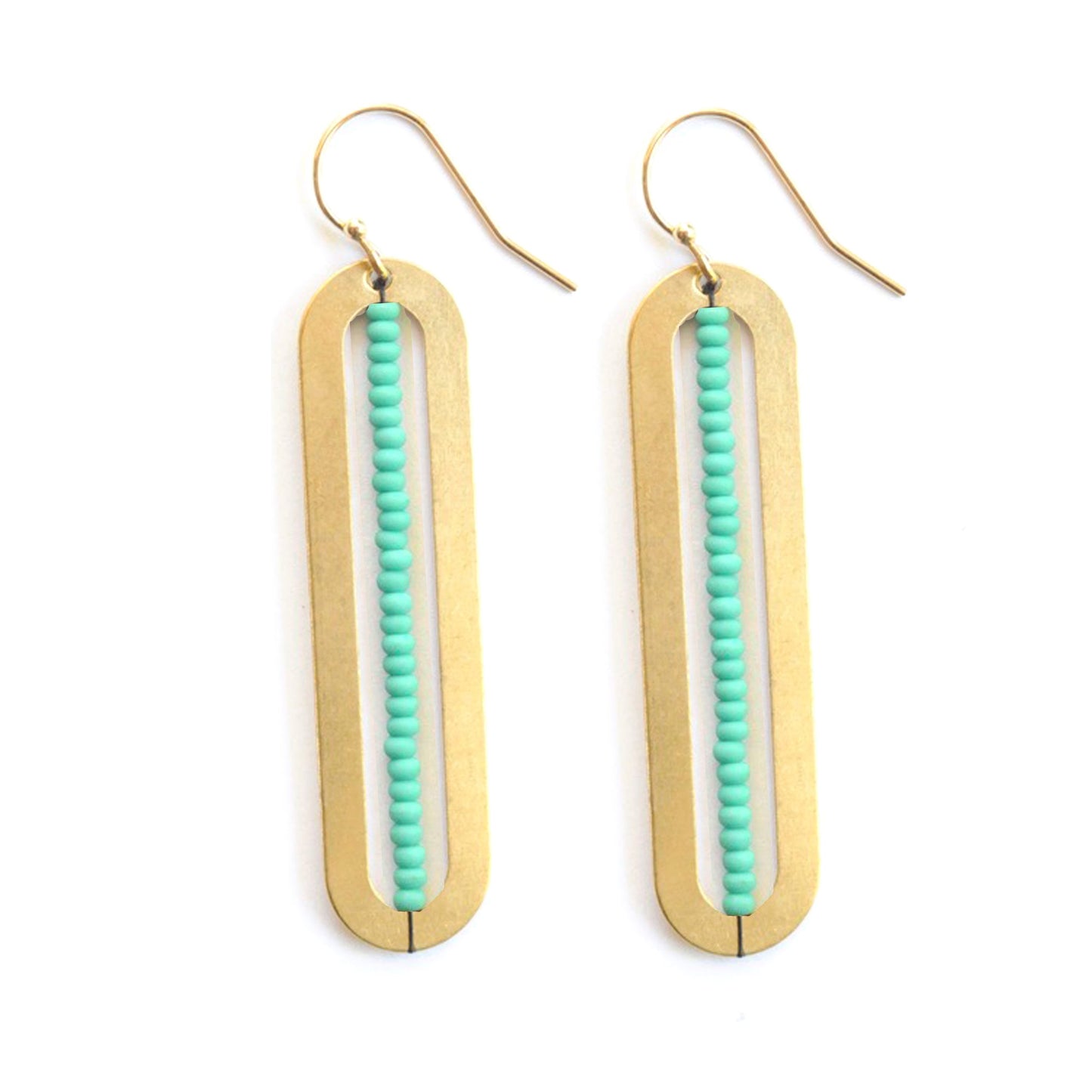 Turquoise Oval Earrings