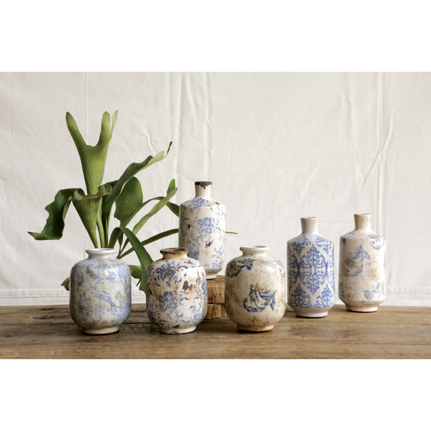 Patterned Terra Cotta Vase