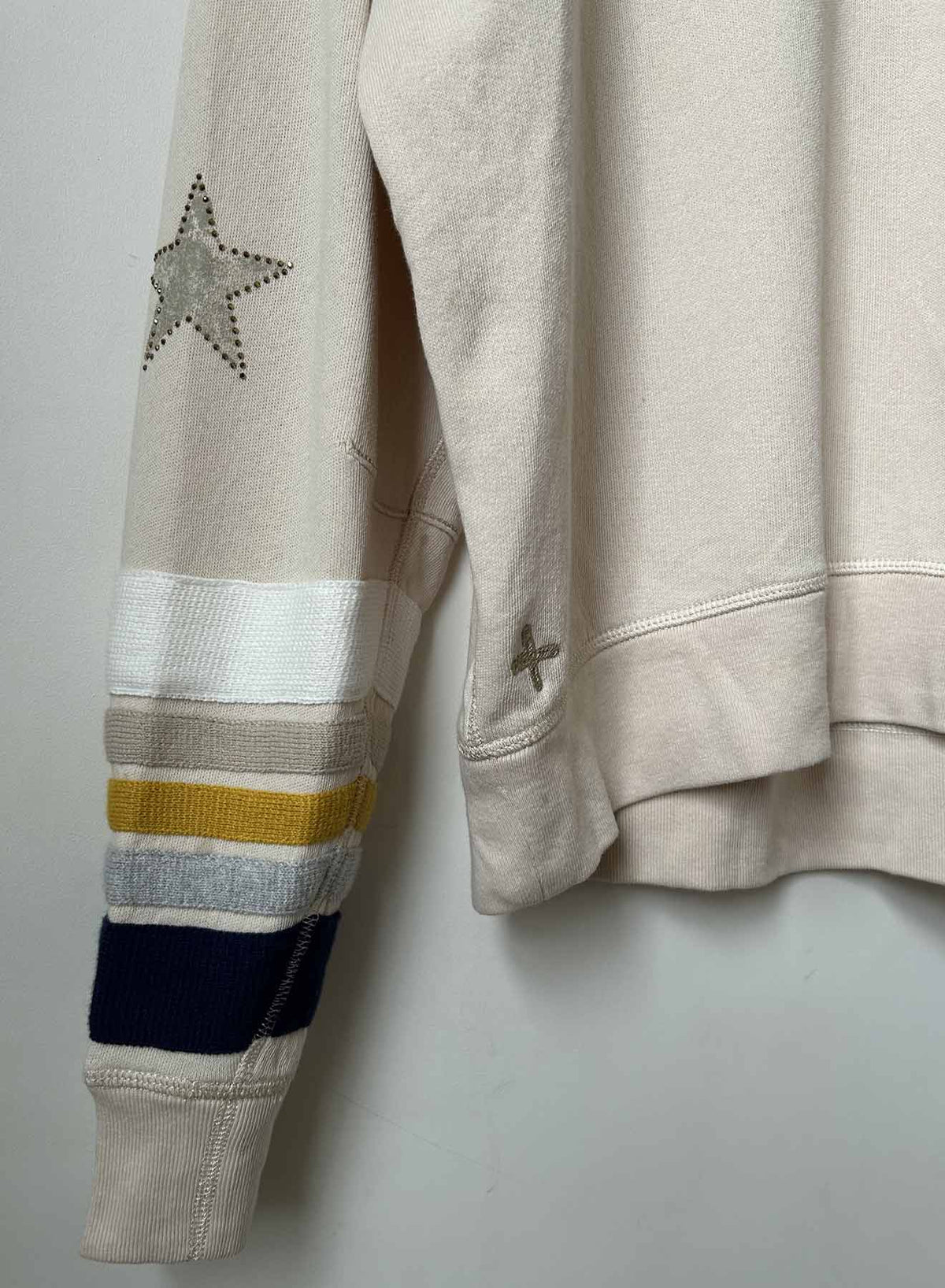 Ecru Single Star Sweatshirt