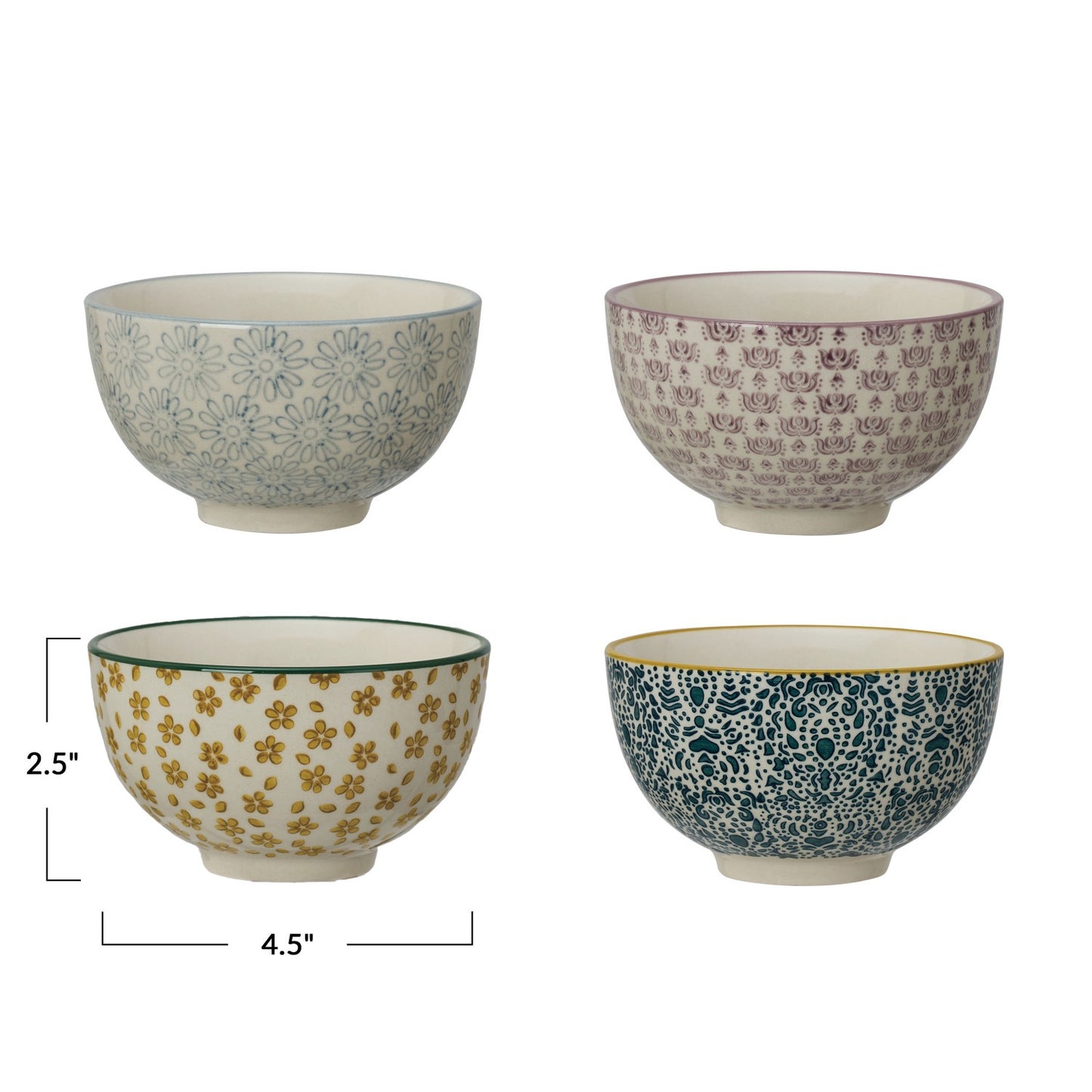 Hand-Stamped Bowl