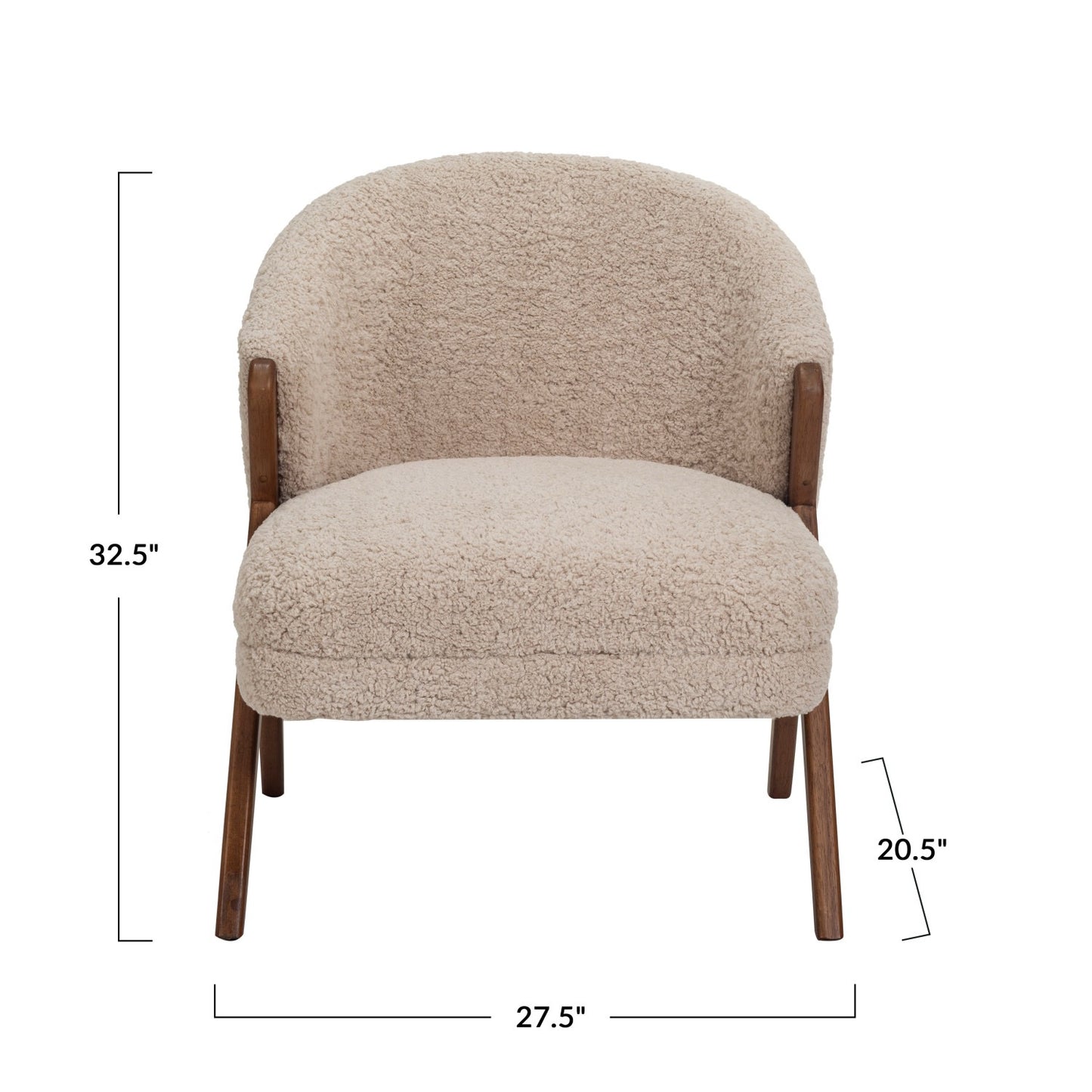 Boucle Upholstered Chair