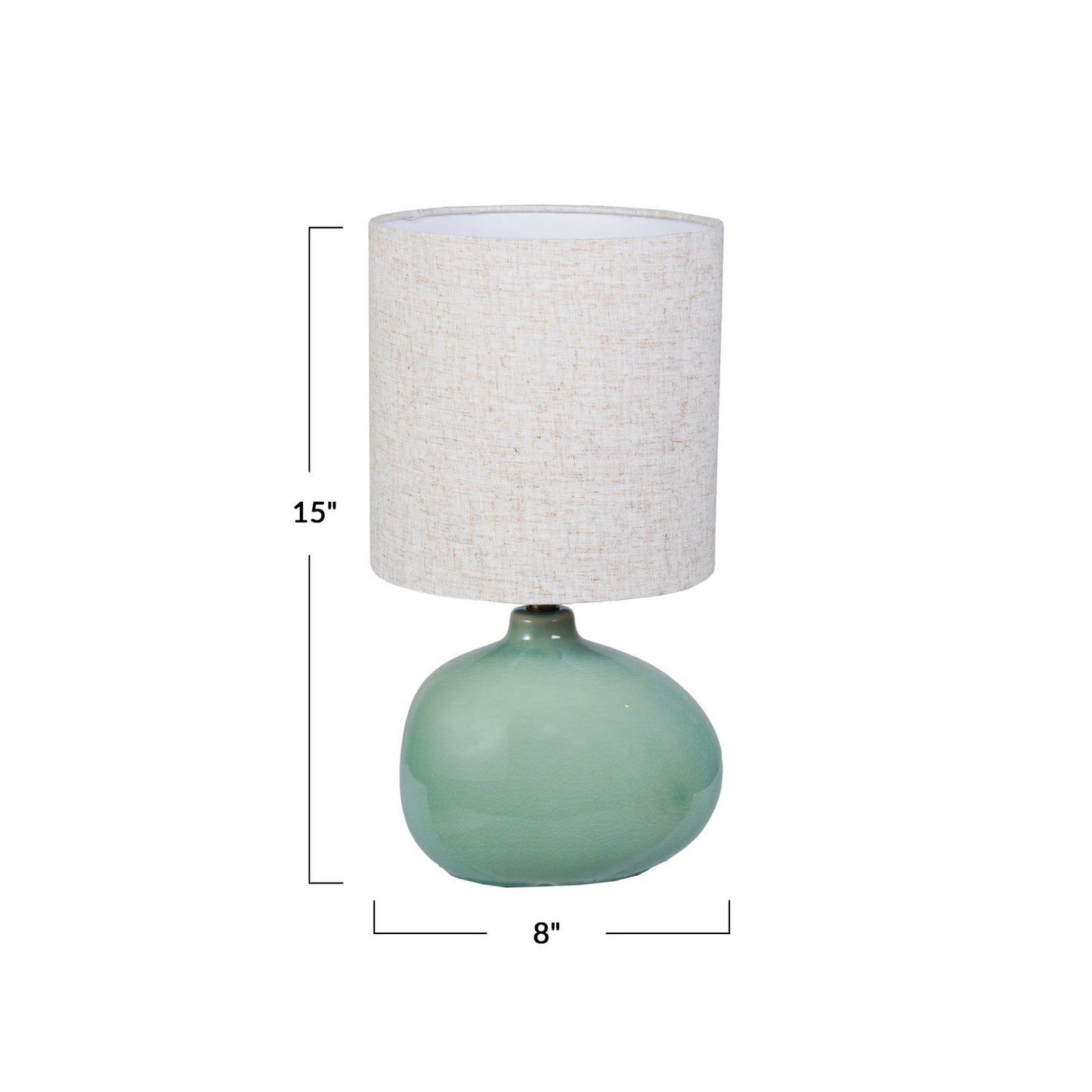 Crackle Glaze Table Lamp