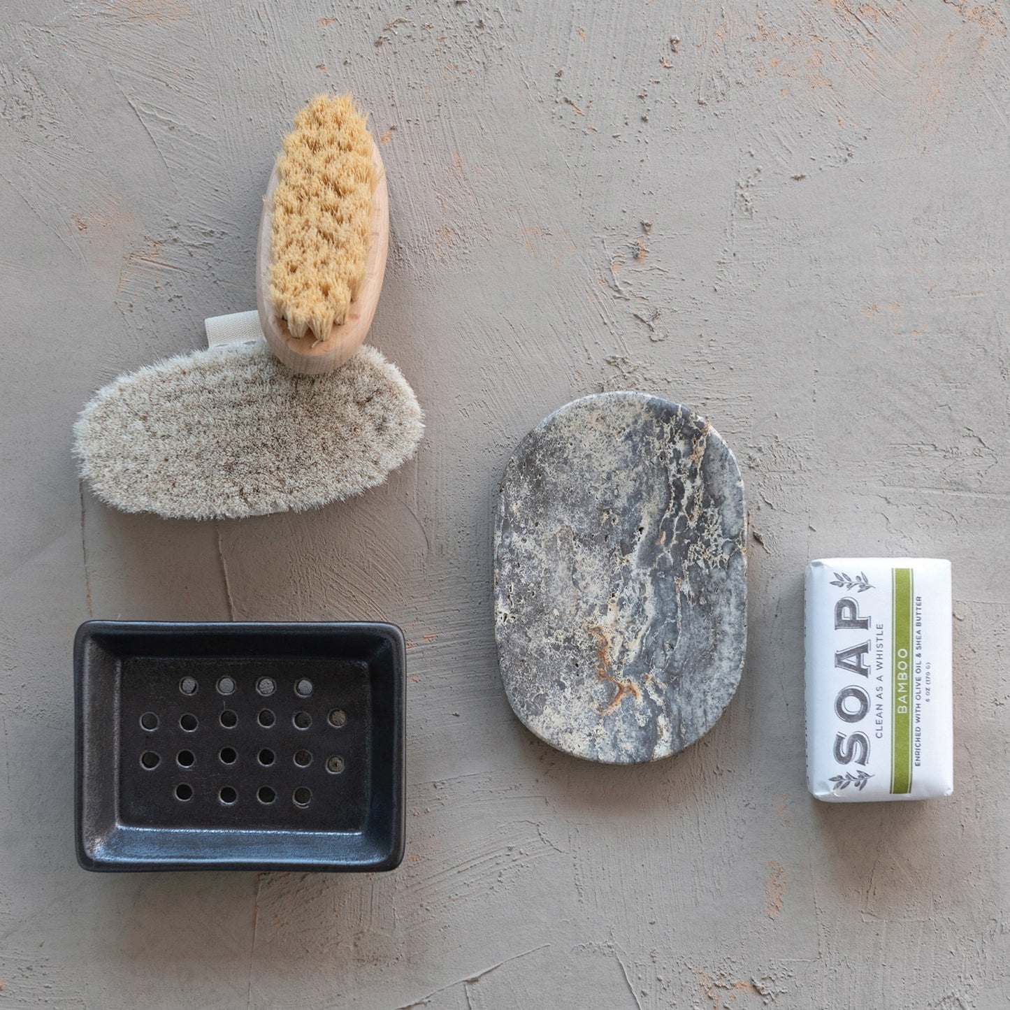 Oval Travertine Dish