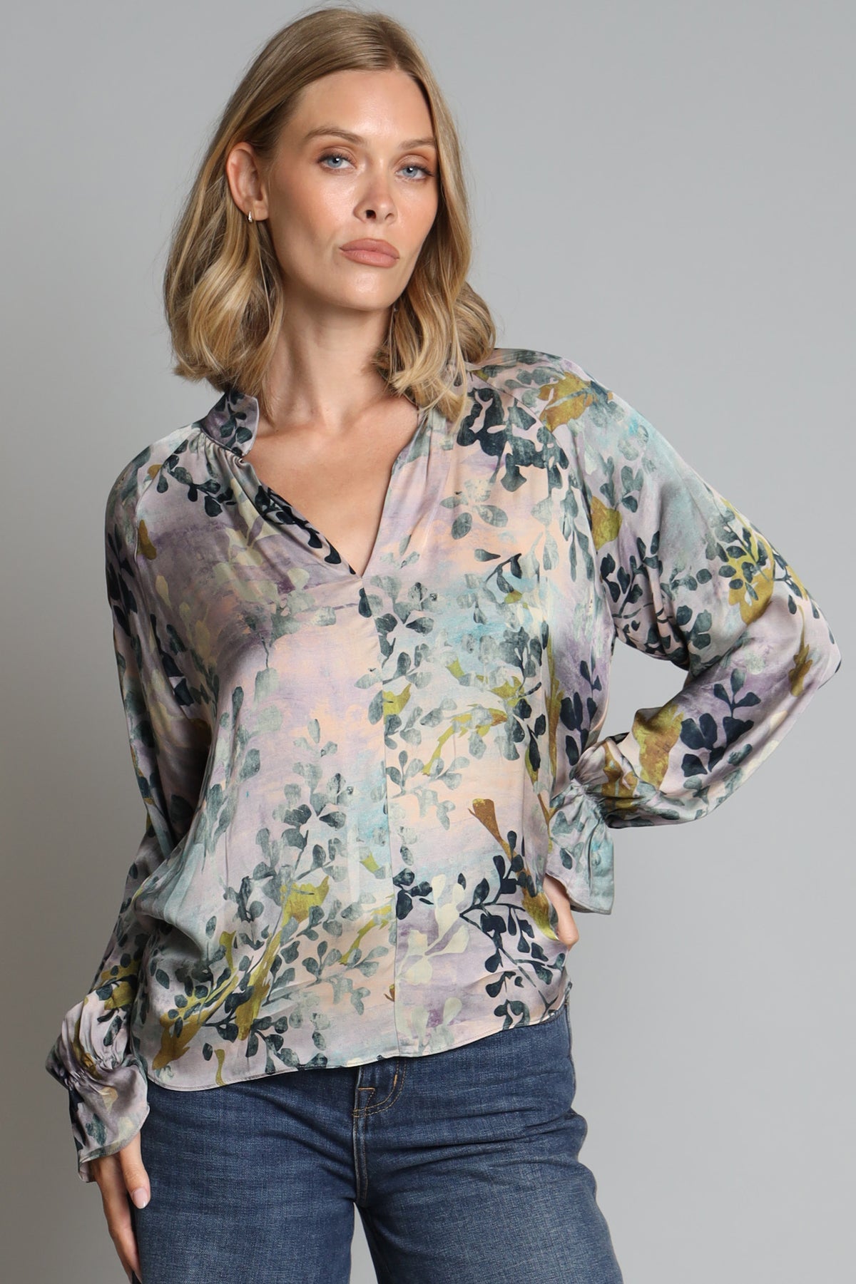 Plum Garden Blouse - Plum
