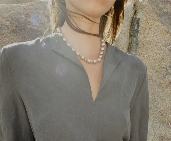 Lustre Pearl Necklace