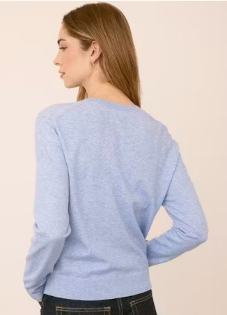 Carina Blue Vneck Pullover