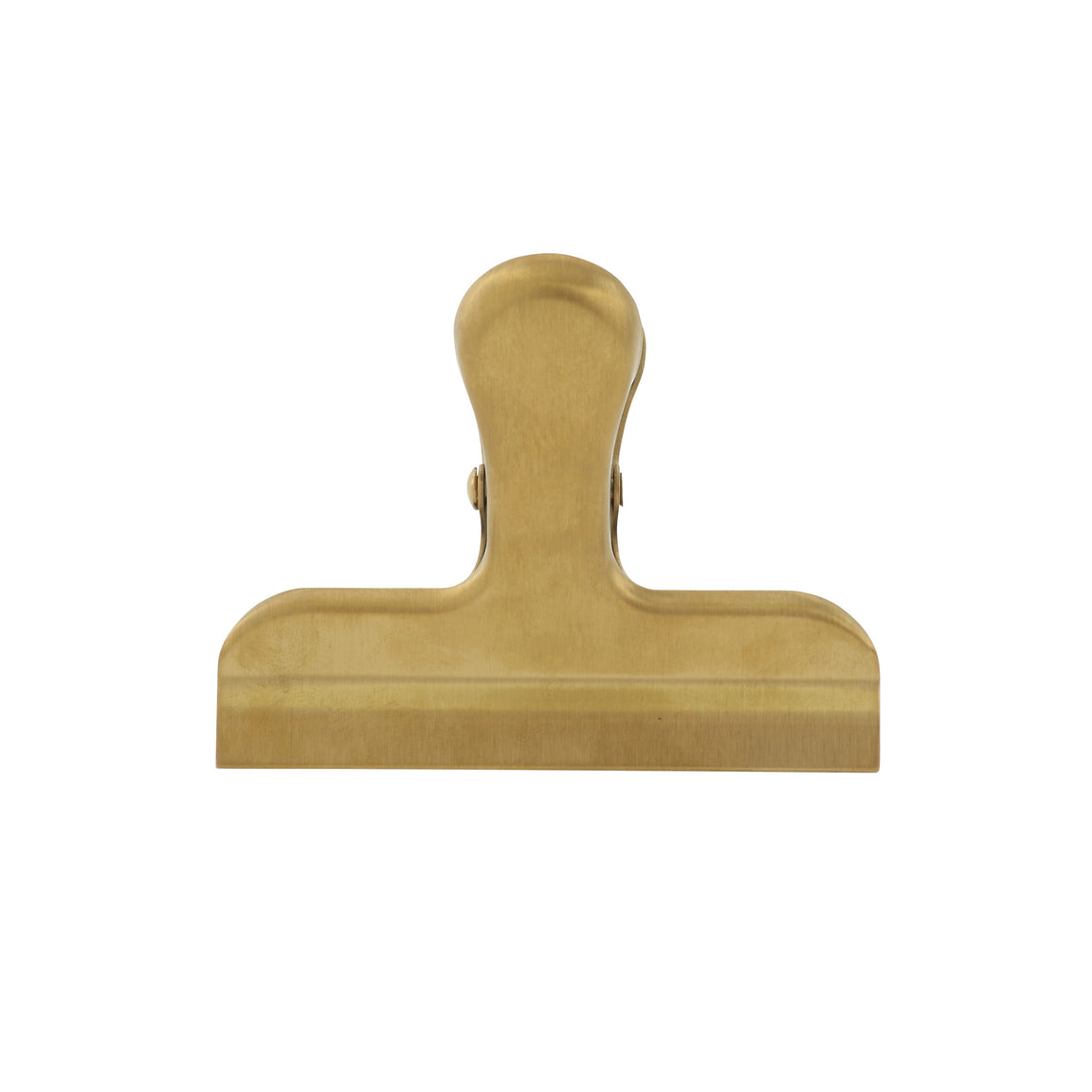 Wide Brass Bag Clip