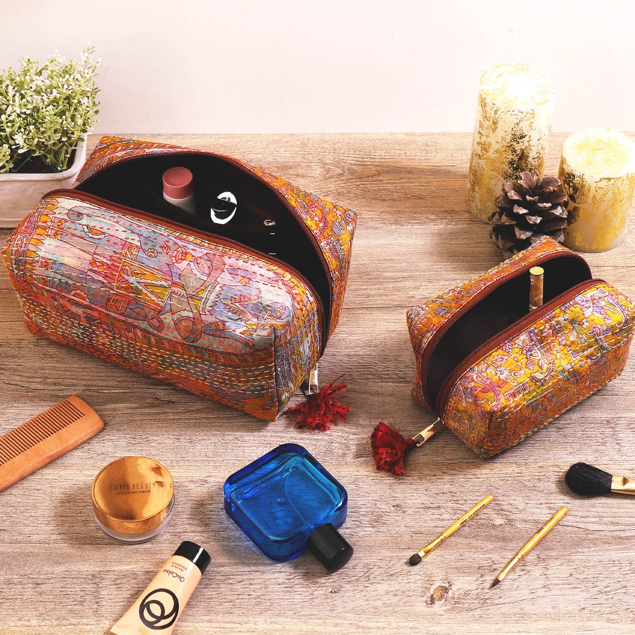 Silk Kantha Bags