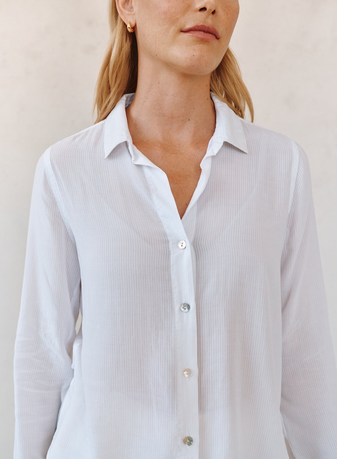 Classic Button Down Shirt - White