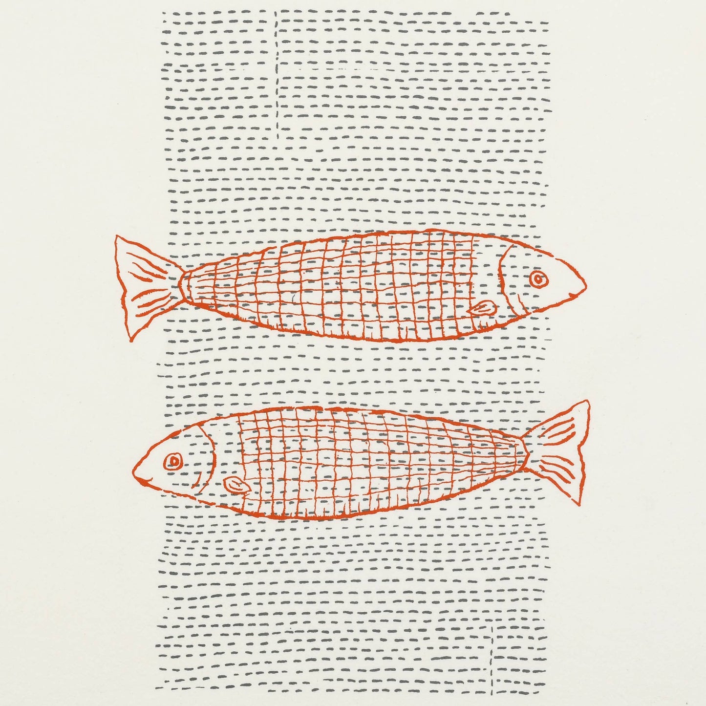 Double Fish Kitchen Towel