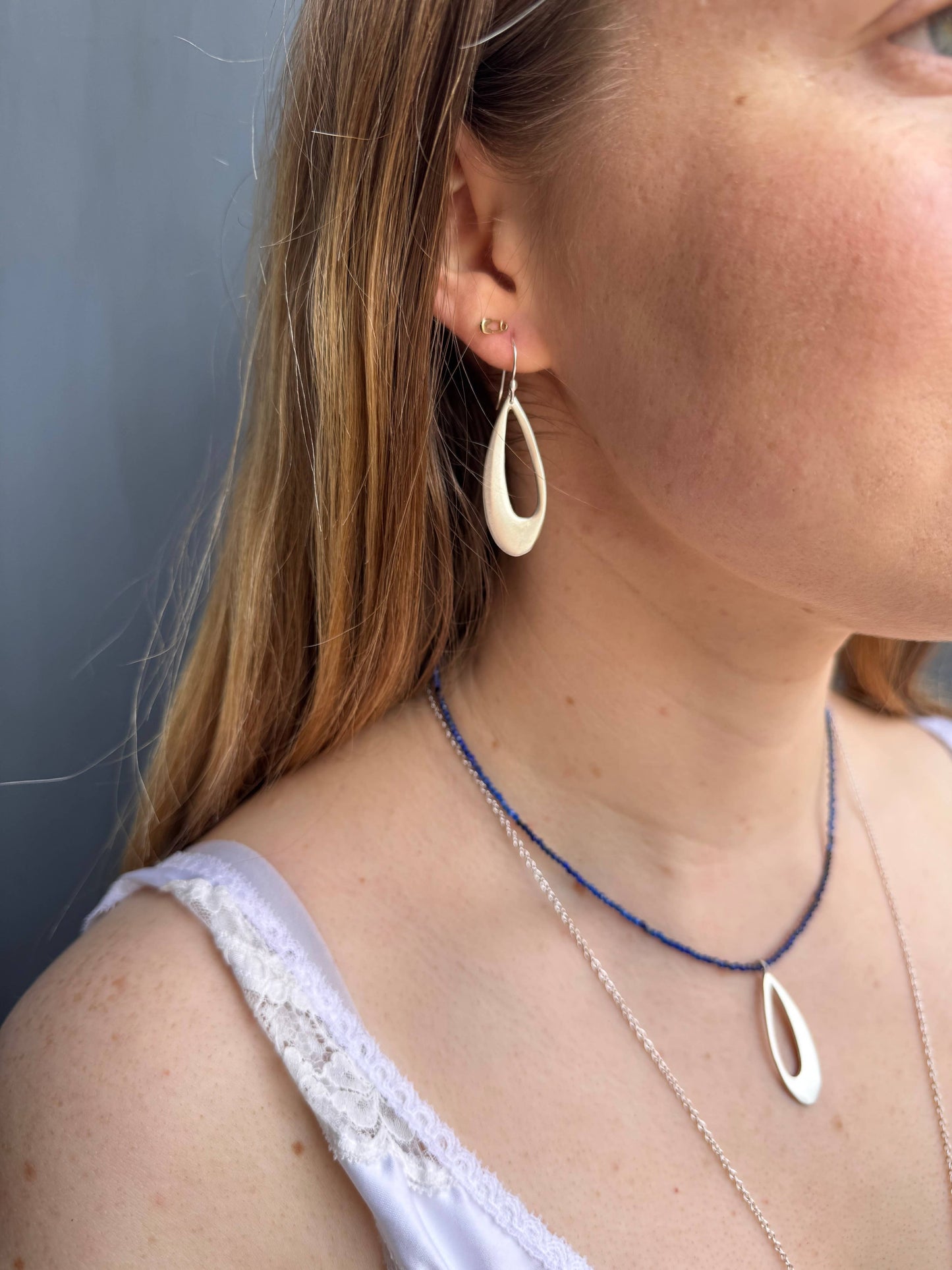 Long Open Drop Earrings