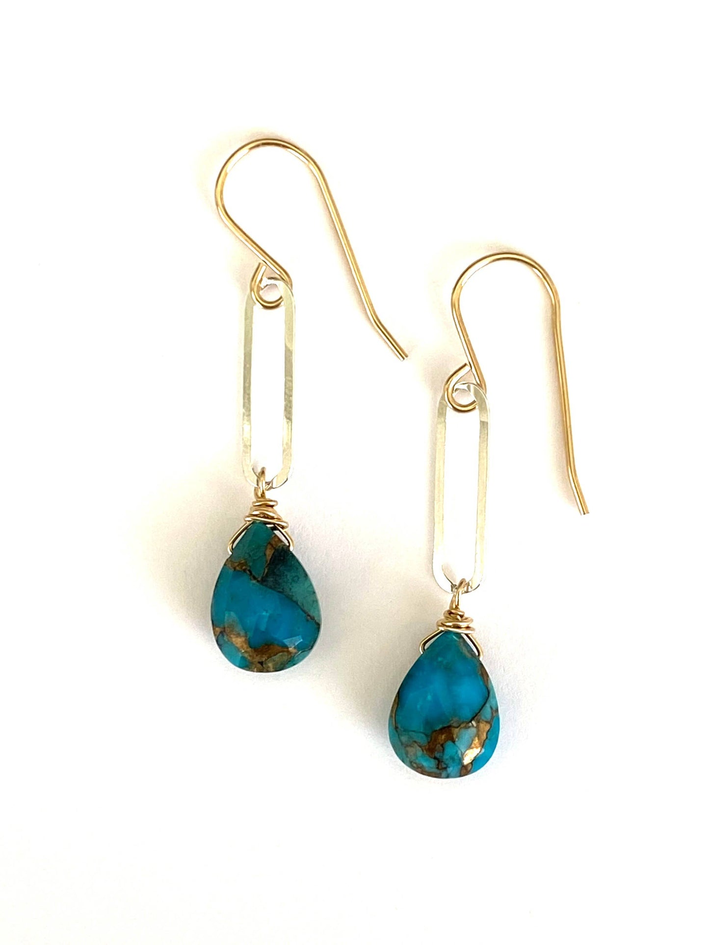 Dangle Earrings on Mixed Metals