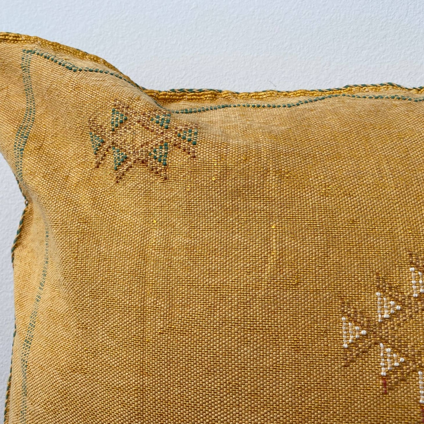 Mustard Silk Sabra Pillow XL