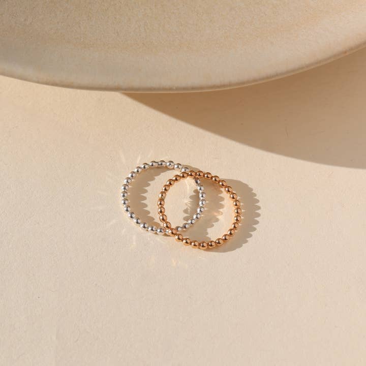 Sequin Ring Gold or Silver - Assorted Sizes