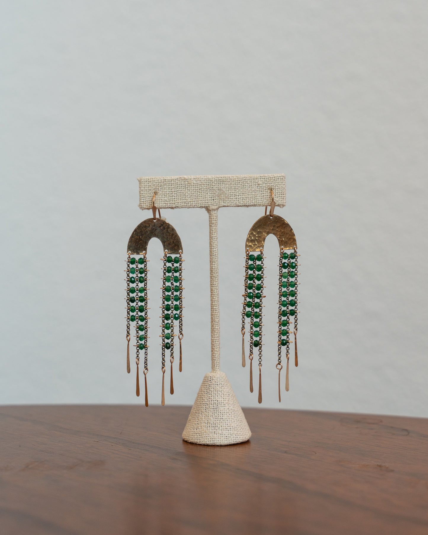 Green Onyx Mesmer Earrings