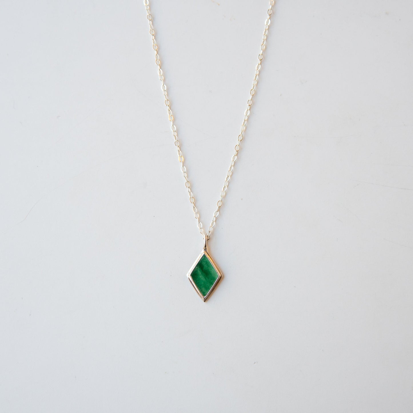 Jade Adia Necklace in Silver