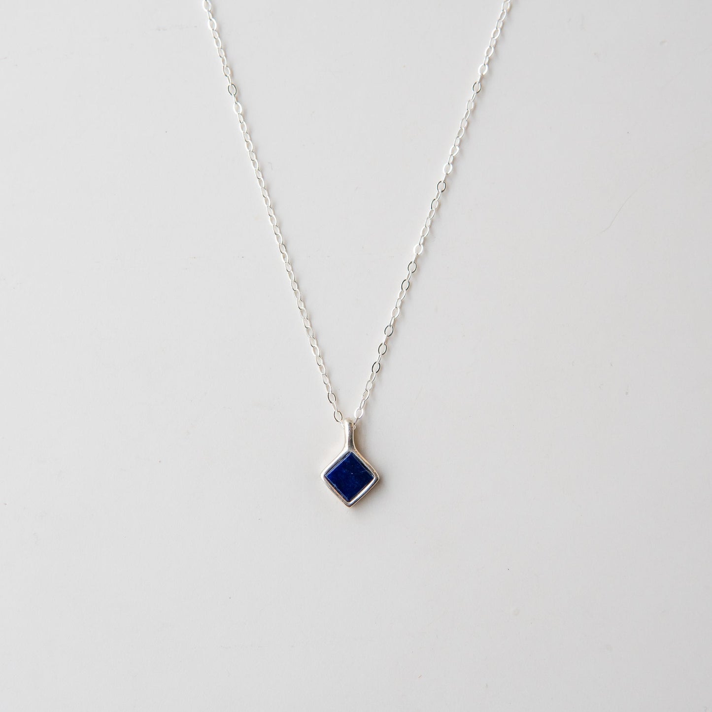 Lapis Mesa Necklace in Silver
