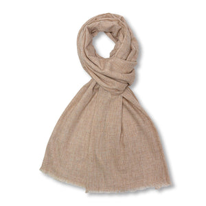 Beige Cashmere Scarf