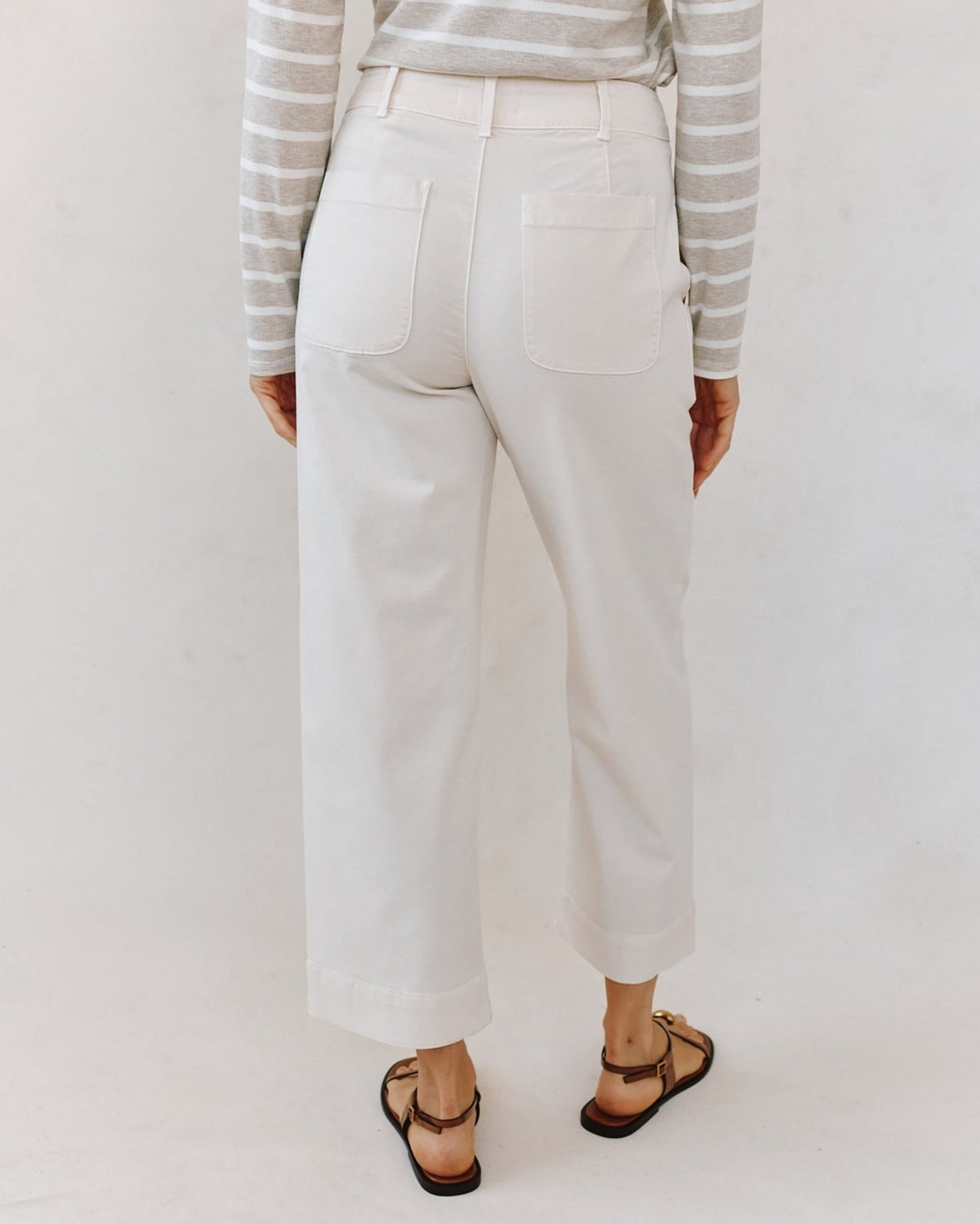 Saige Wide Leg - Lime Stone