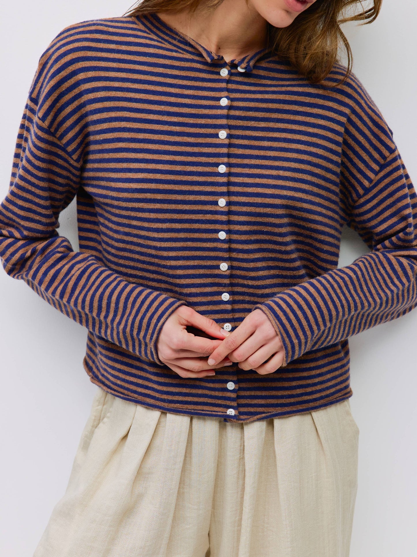 Elisa Striped Cardigan