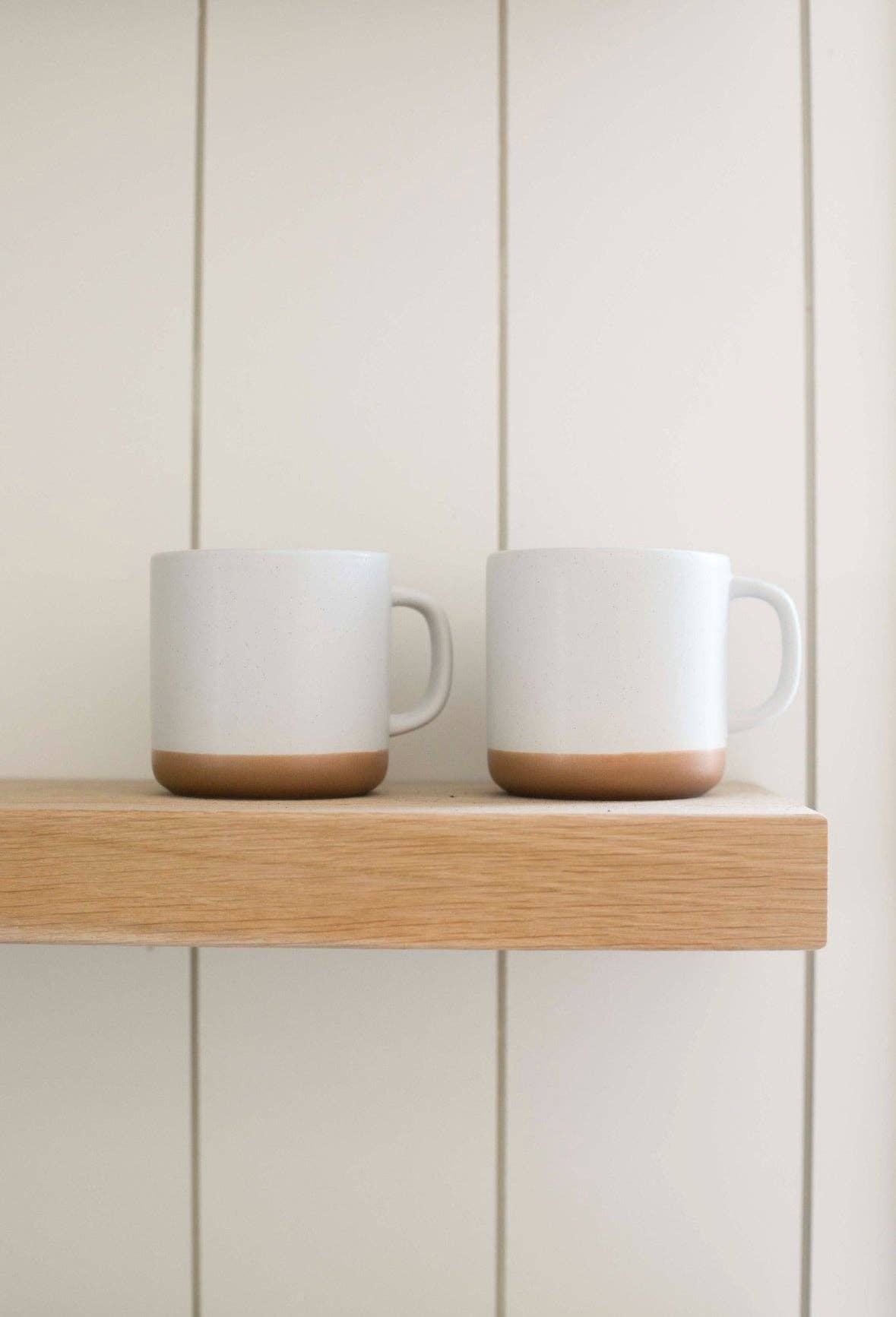 White Speckled Ceramic Mug