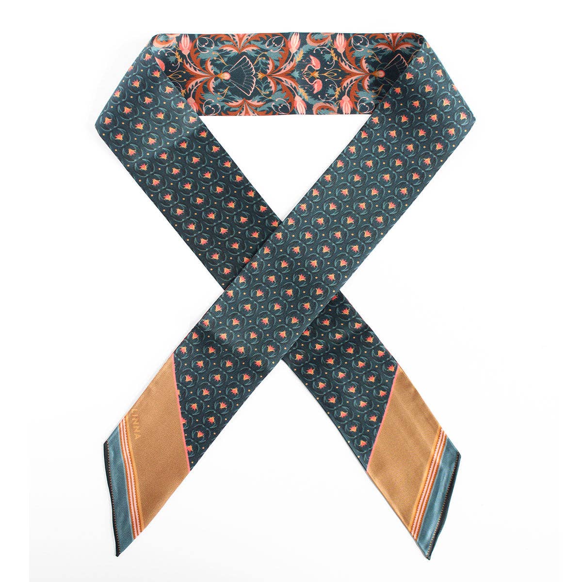 Blue Rose Twilly Scarf