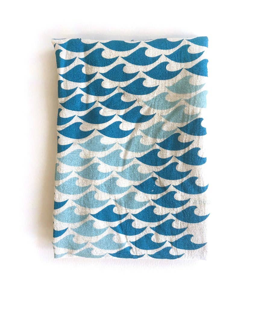 Waves Tea Towel