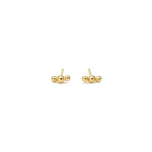 18K Vermeil Stack Studs