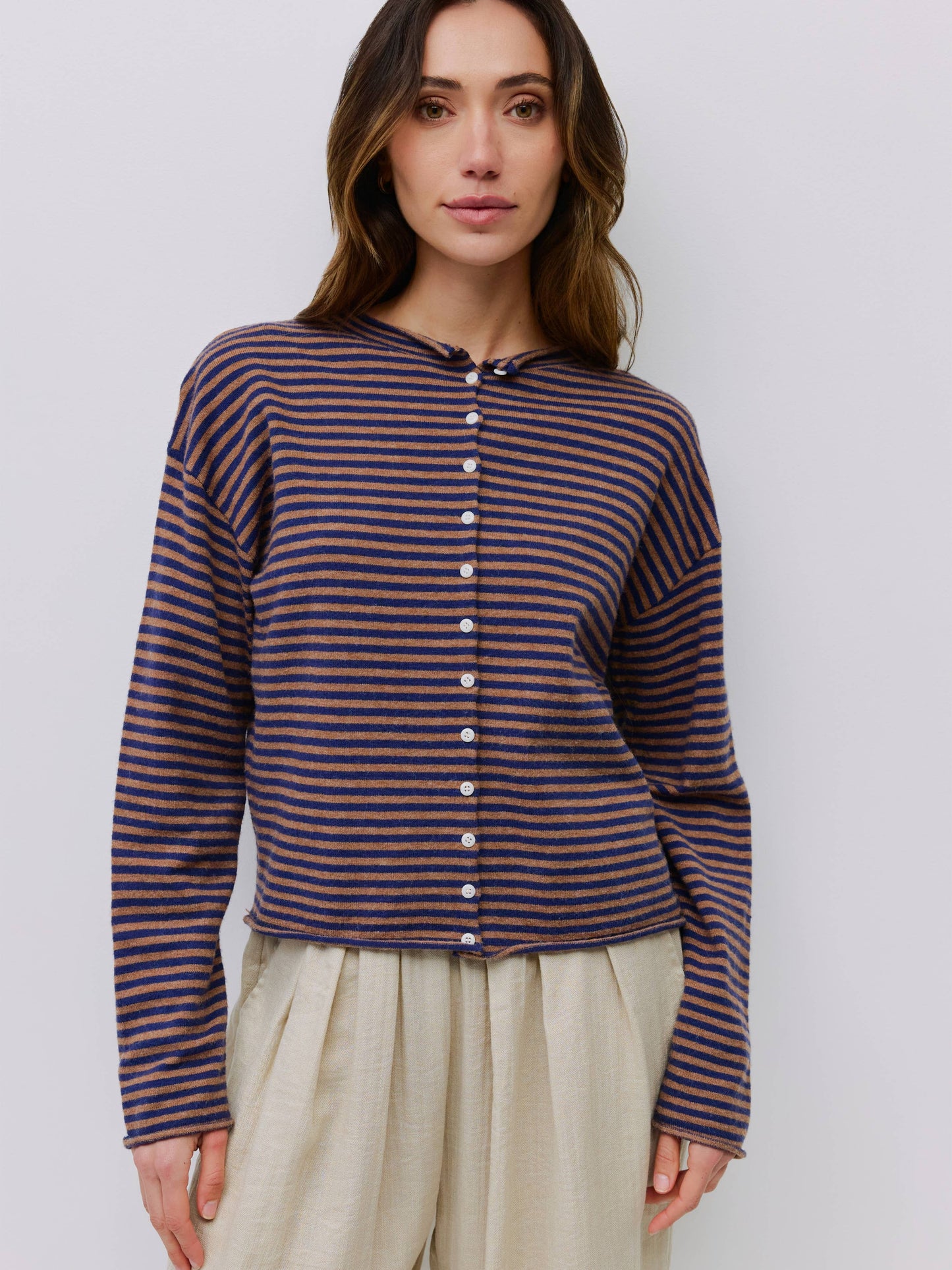 Elisa Striped Cardigan