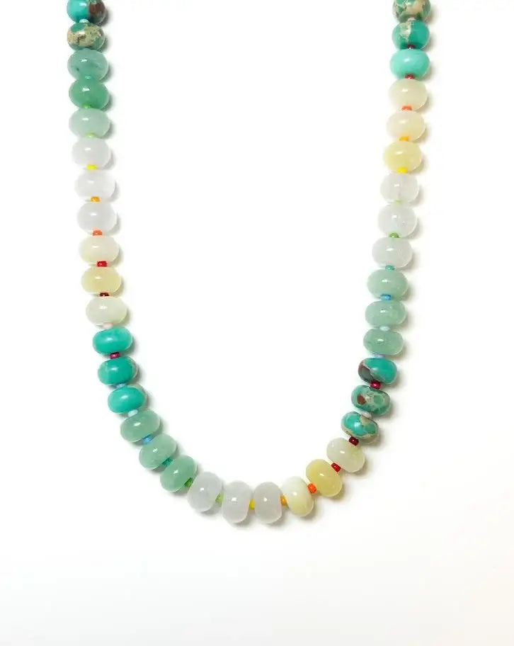 Ocean Agate Candy Necklace