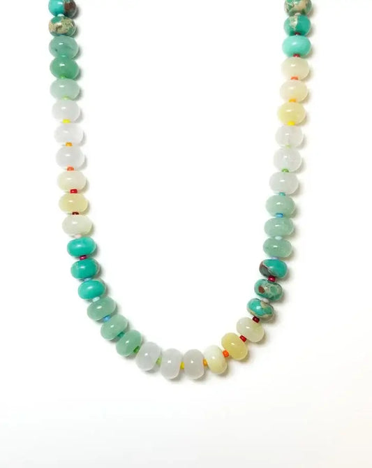 Ocean Agate Candy Necklace