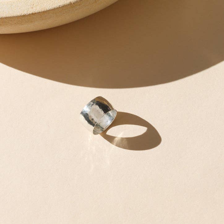 Hammered Dome Ring