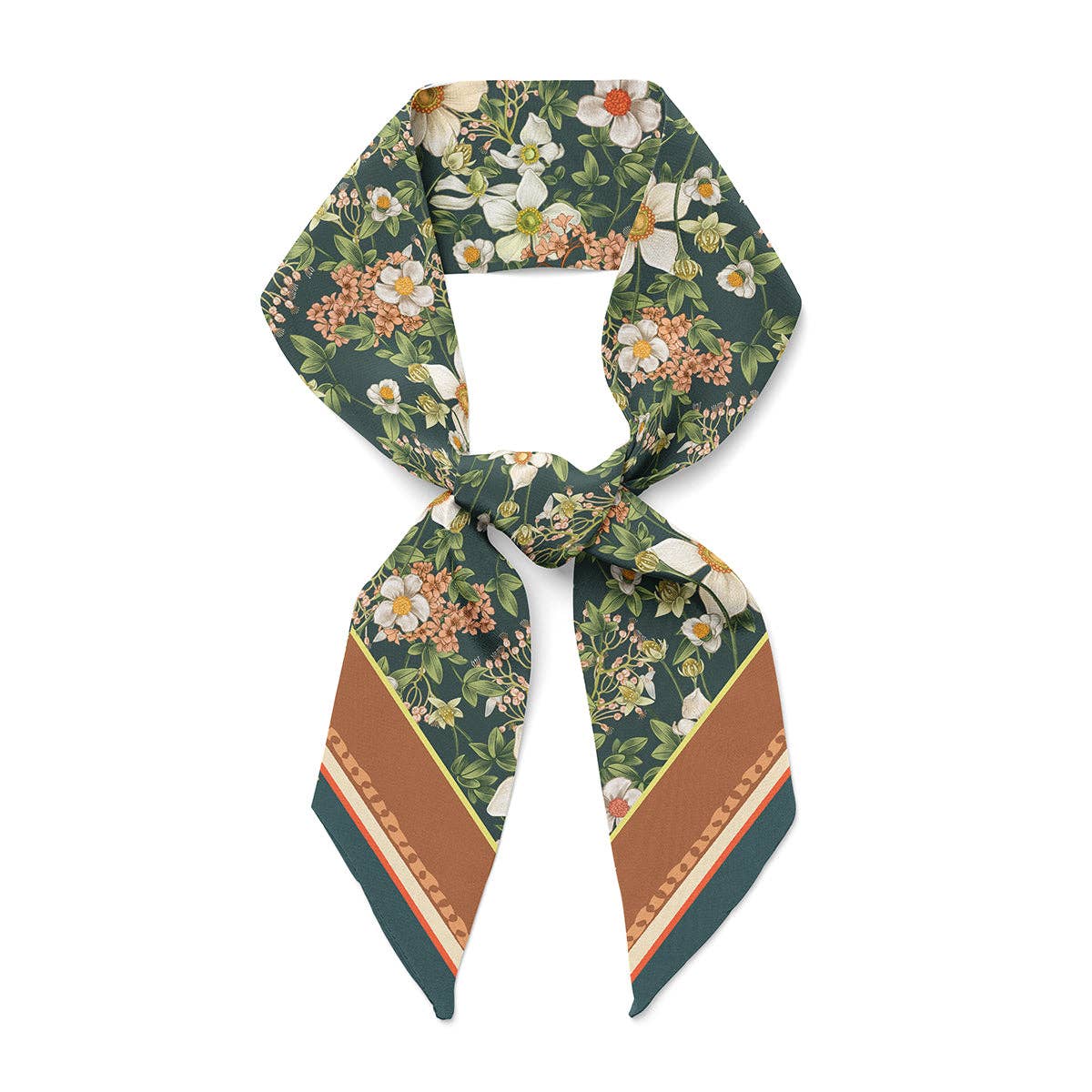 Lake Anemone Silk Scarf