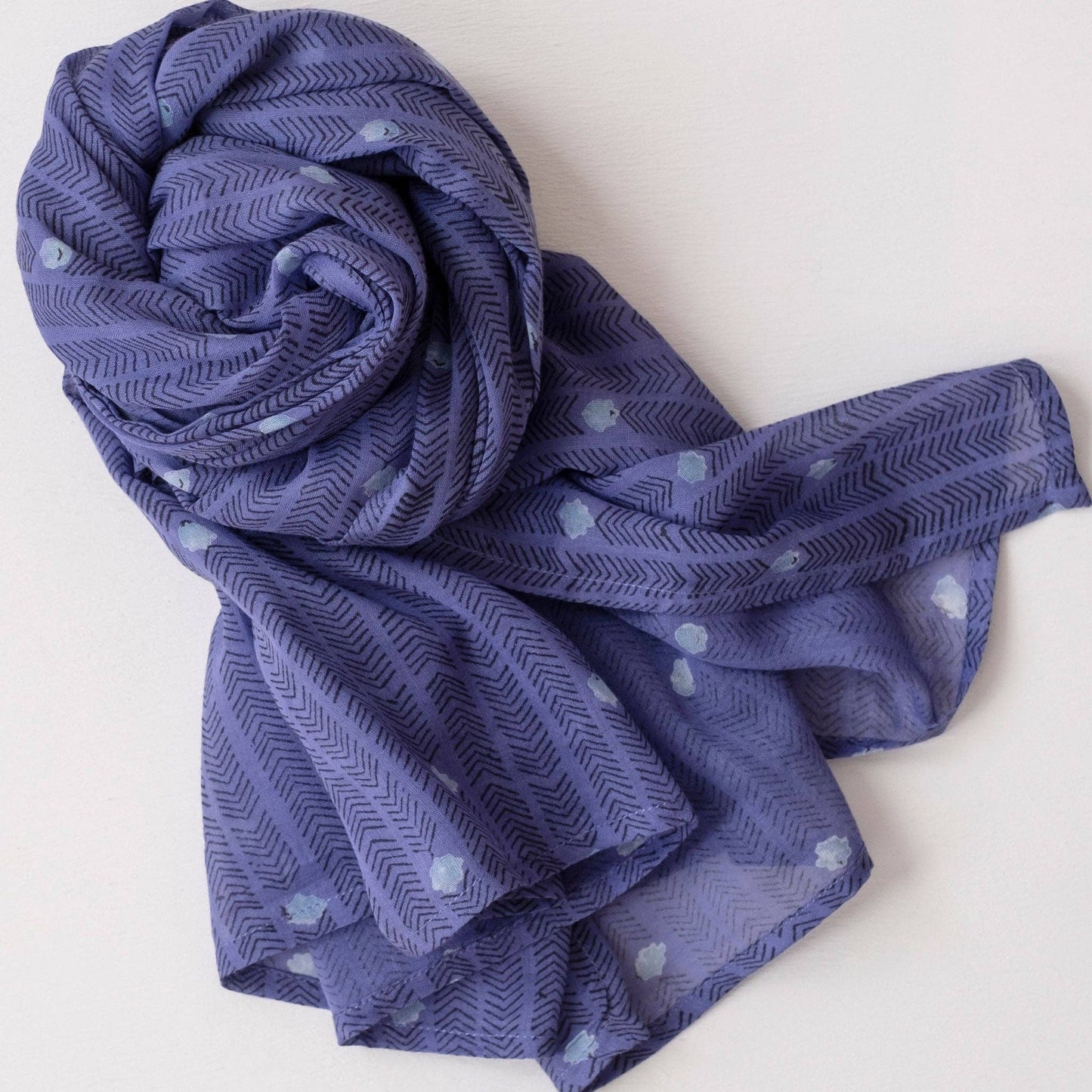 Herringbone Spot Scarf
