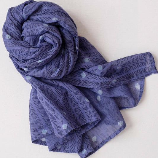 Herringbone Spot Scarf
