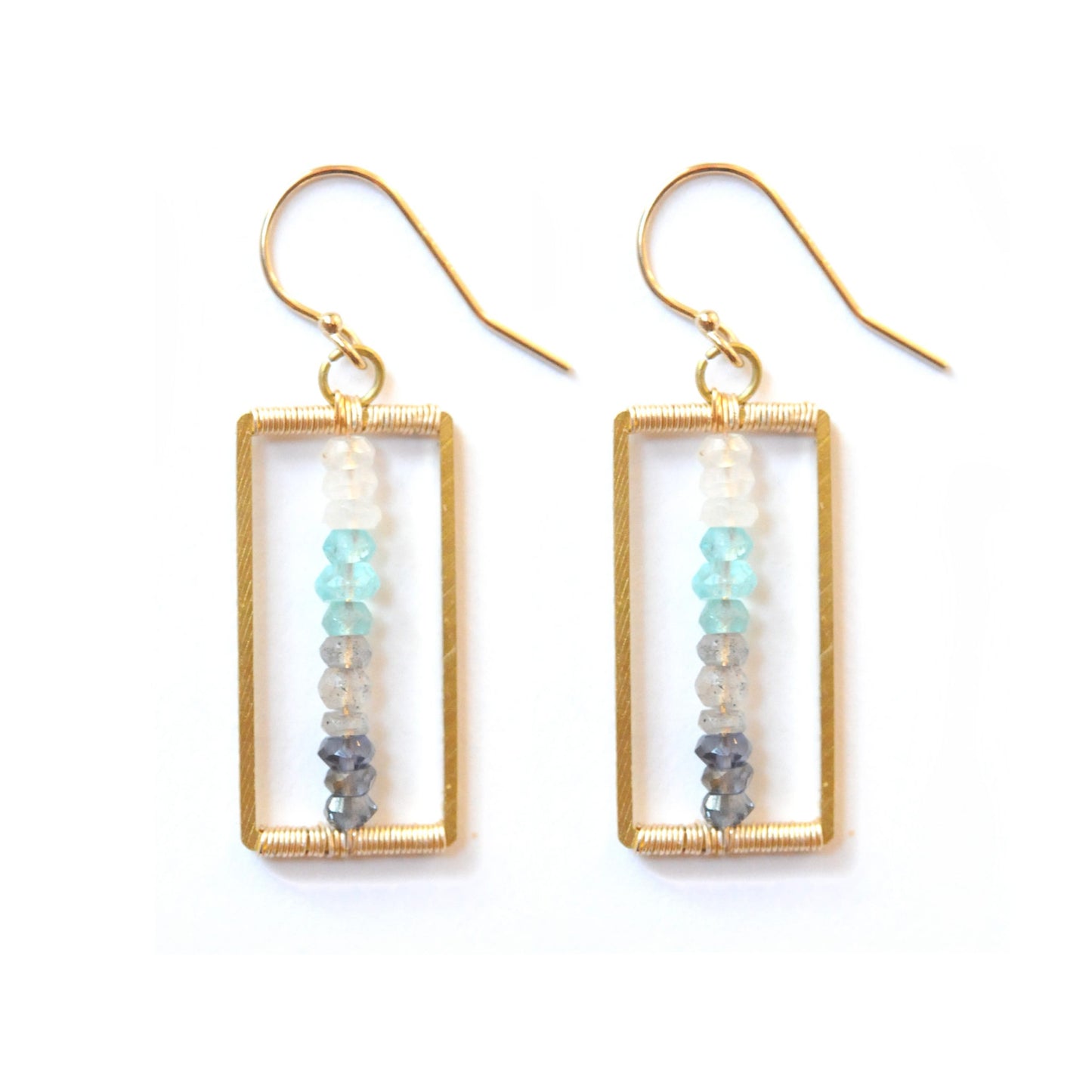 Blue Gradient Earrings