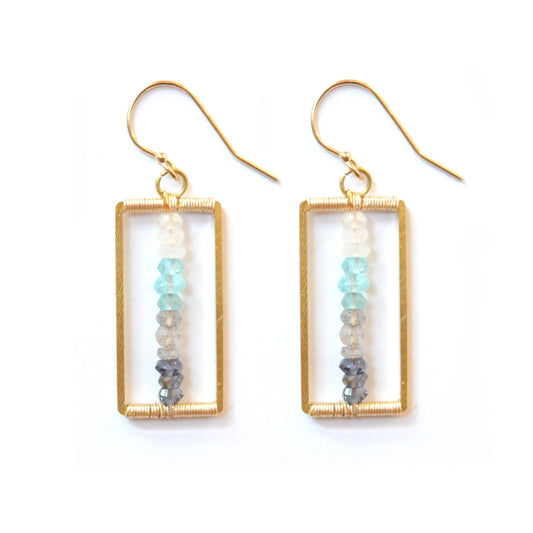 Blue Gradient Earrings