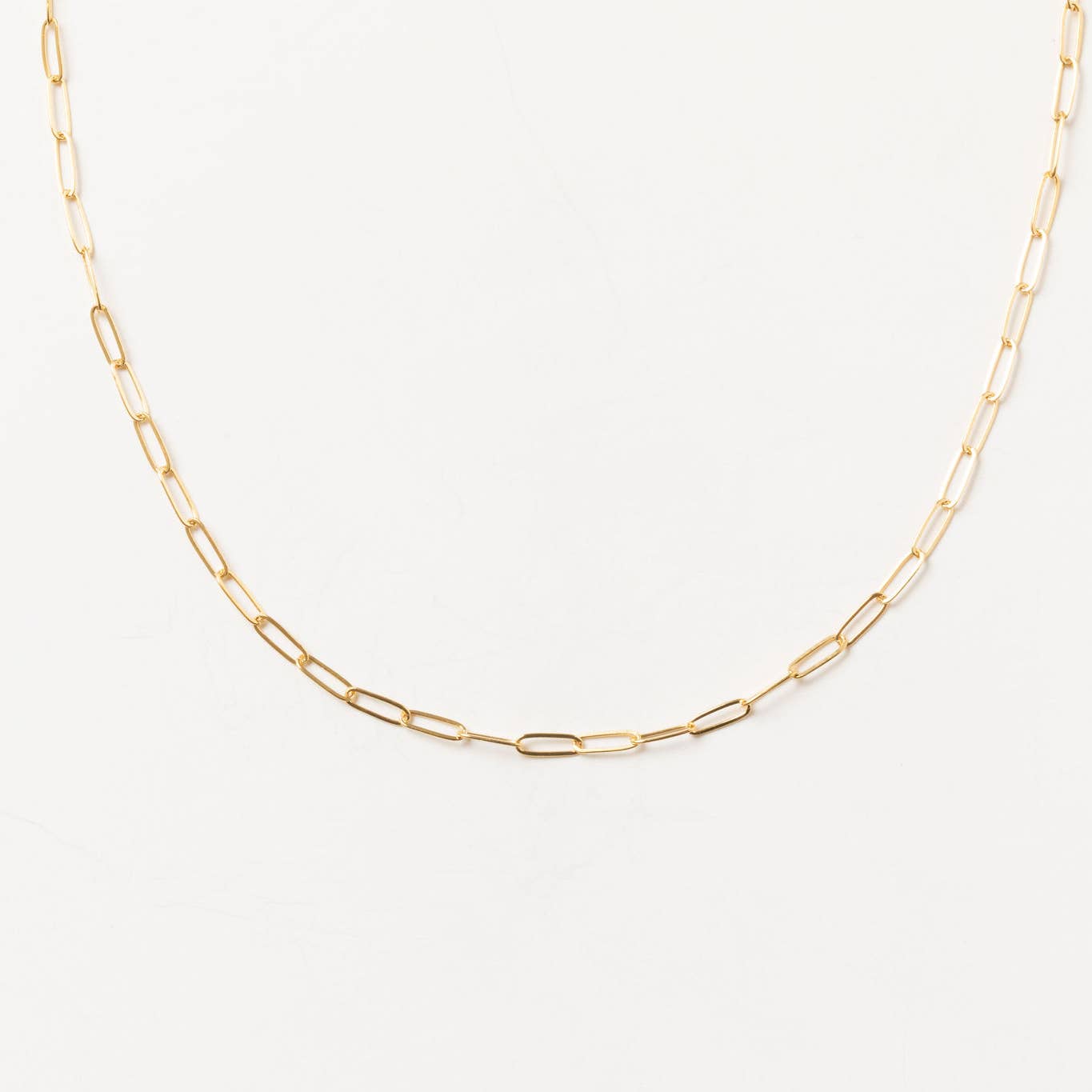 16" Nora Link Gold Necklace